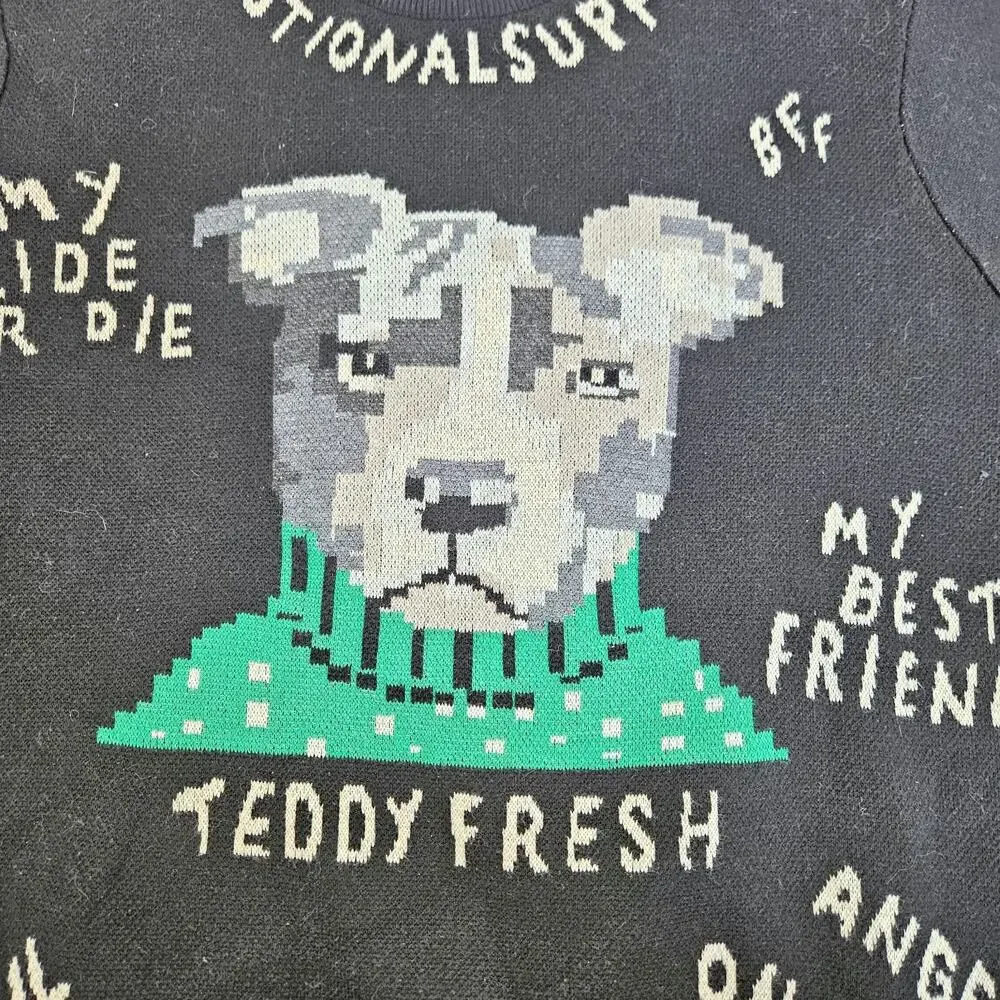 Teddy Fresh Dog Best Friend Sweater Mens Wms Medium Unisex Puppy Pet - Picture 5 of 8